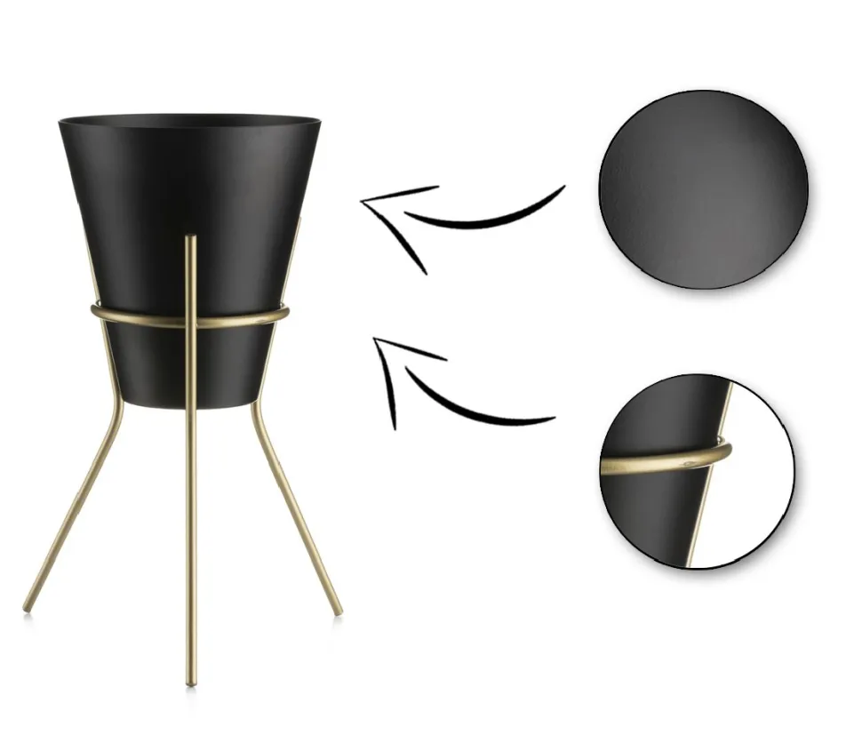 Nowoczesny stojak kwietnik 20 cm LOFT