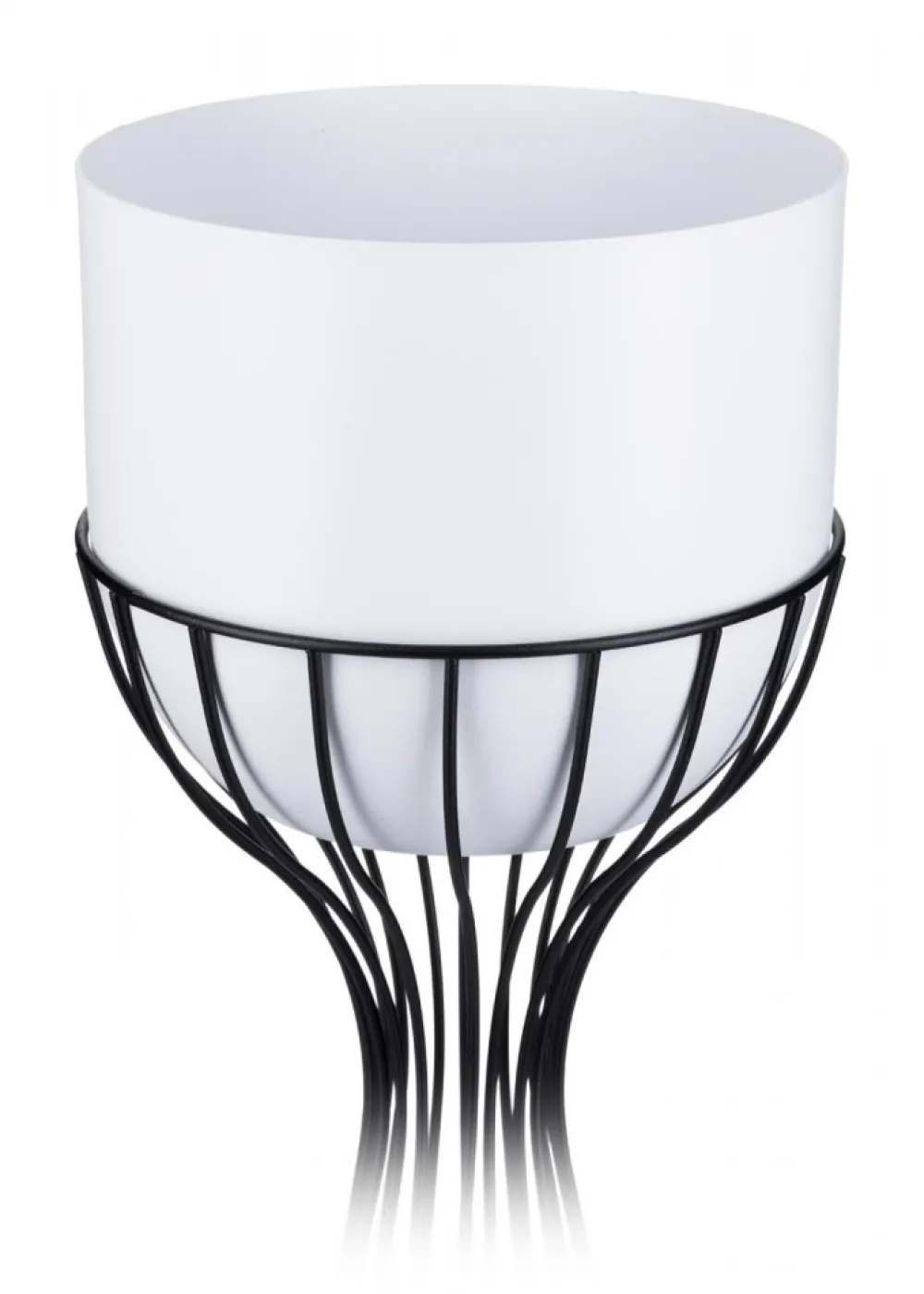 Nowoczesny kwietnik czarno biały 68 cm LOFT * HowHomely Hot