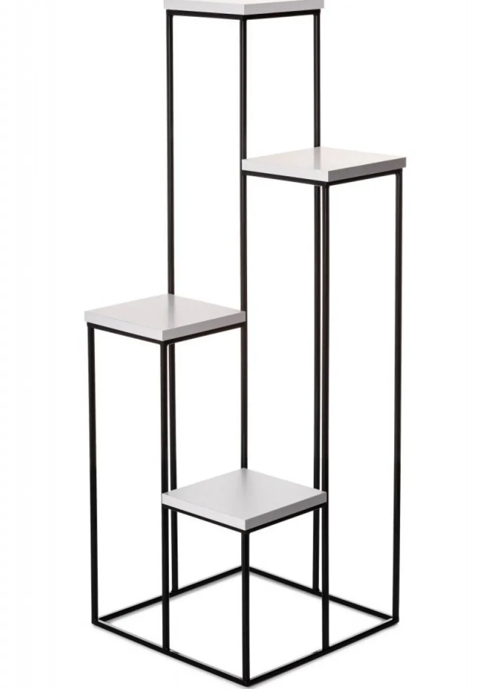Nowoczesny kwietnik czarno biały 110 cm LOFT * HowHomely Hot