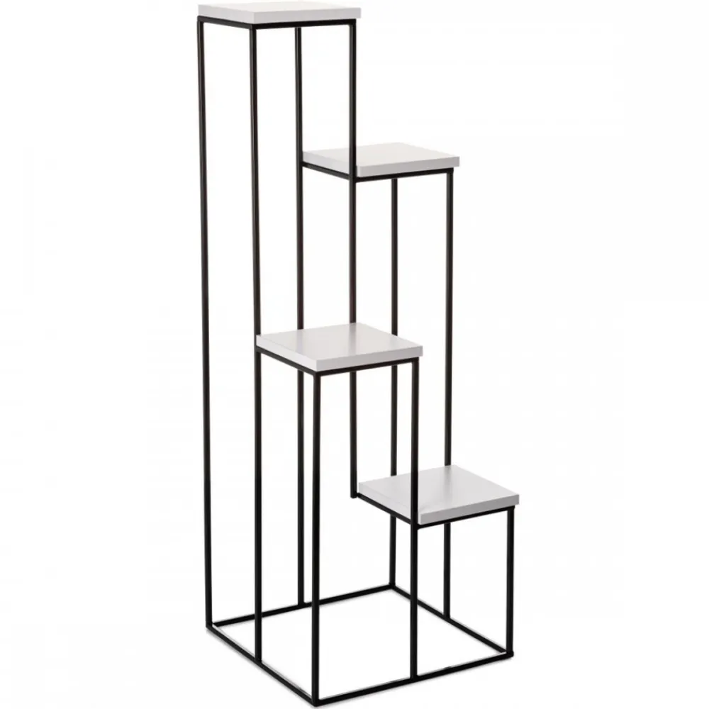 Nowoczesny kwietnik czarno biały 110 cm LOFT * HowHomely Hot