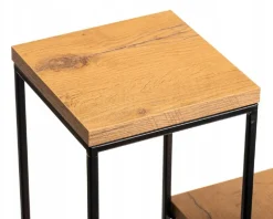 Nowoczesny kwietnik stojak 110 cm czarny LOFT * HowHomely Hot