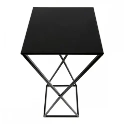 Nowoczesny kwietnik stojący 70 cm czarny LOFT * HowHomely