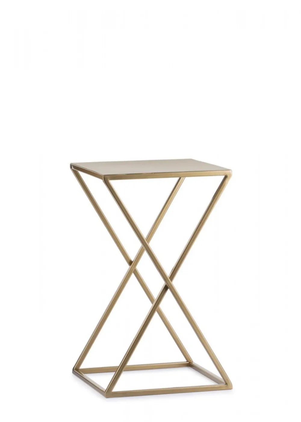 Nowoczesny kwietnik złoty stojący 40 cm GLAM * HowHomely Best