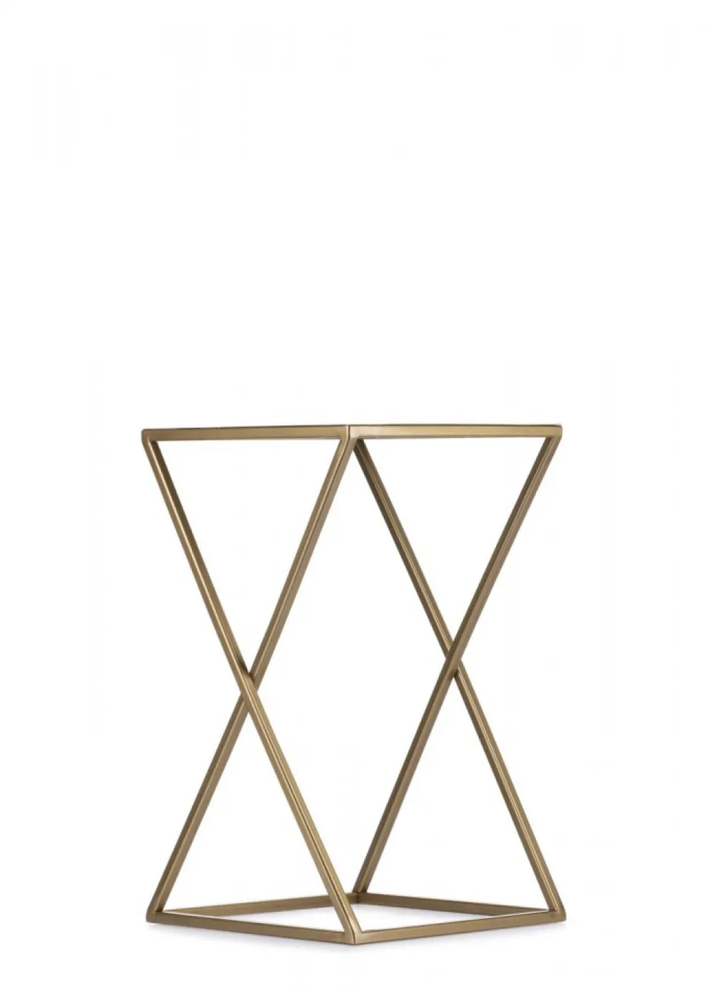 Nowoczesny kwietnik złoty stojący 40 cm GLAM * HowHomely Best