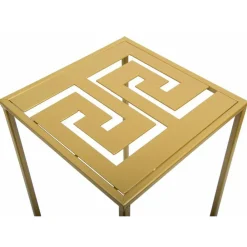 Nowoczesny stojący kwietnik 60 cm złoty * HowHomely