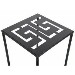Nowoczesny stojący kwietnik czarny 60 cm LOFT * HowHomely Online