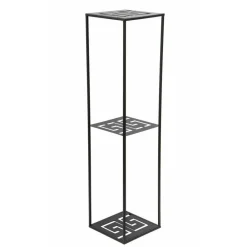 Nowoczesny stojący kwietnik 100 cm czarny LOFT * HowHomely Online