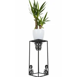 Nowoczesny stojący kwietnik 60 cm czarny LOFT * HowHomely Hot