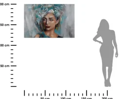 Obraz 604 80x120 cm portret kobiety
