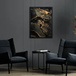 Obraz 478 53x73 cm złota abstrakcja