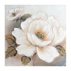 Obraz 664/A 60x60 cm białe kwiaty