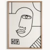 Obraz 669/A 50x70 cm linearna twarz * EUROFIRANY B.B. Choczyńscy Sp.J. Best