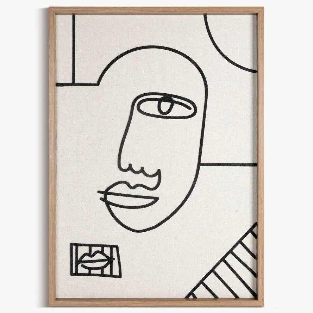 Obraz 669/A 50x70 cm linearna twarz * EUROFIRANY B.B. Choczyńscy Sp.J. Best