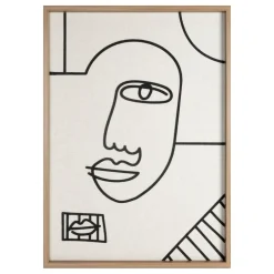 Obraz 669/A 50x70 cm linearna twarz * EUROFIRANY B.B. Choczyńscy Sp.J. Best