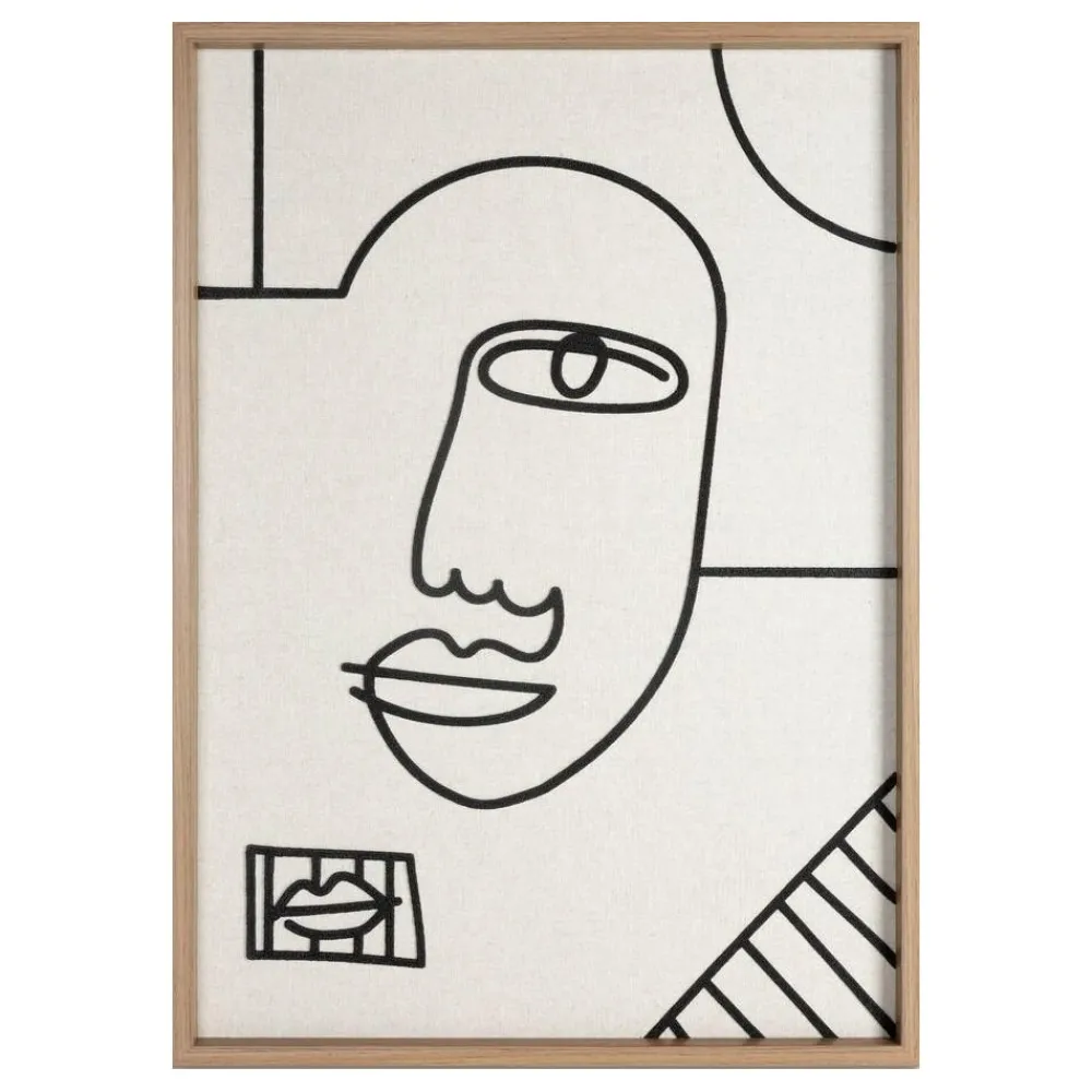 Obraz 669/A 50x70 cm linearna twarz * EUROFIRANY B.B. Choczyńscy Sp.J. Best
