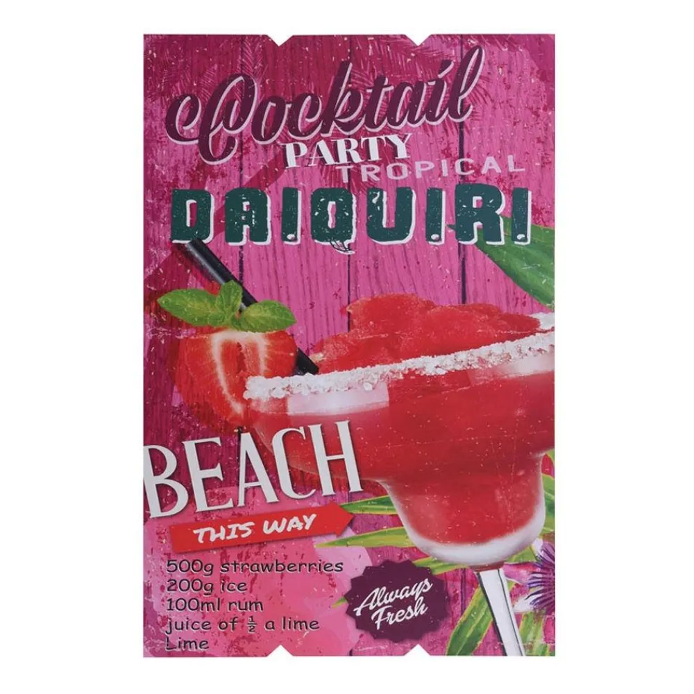 Obrazek ozdoba ścienna Daiquiri 38x58 cm * H&S Decoration New