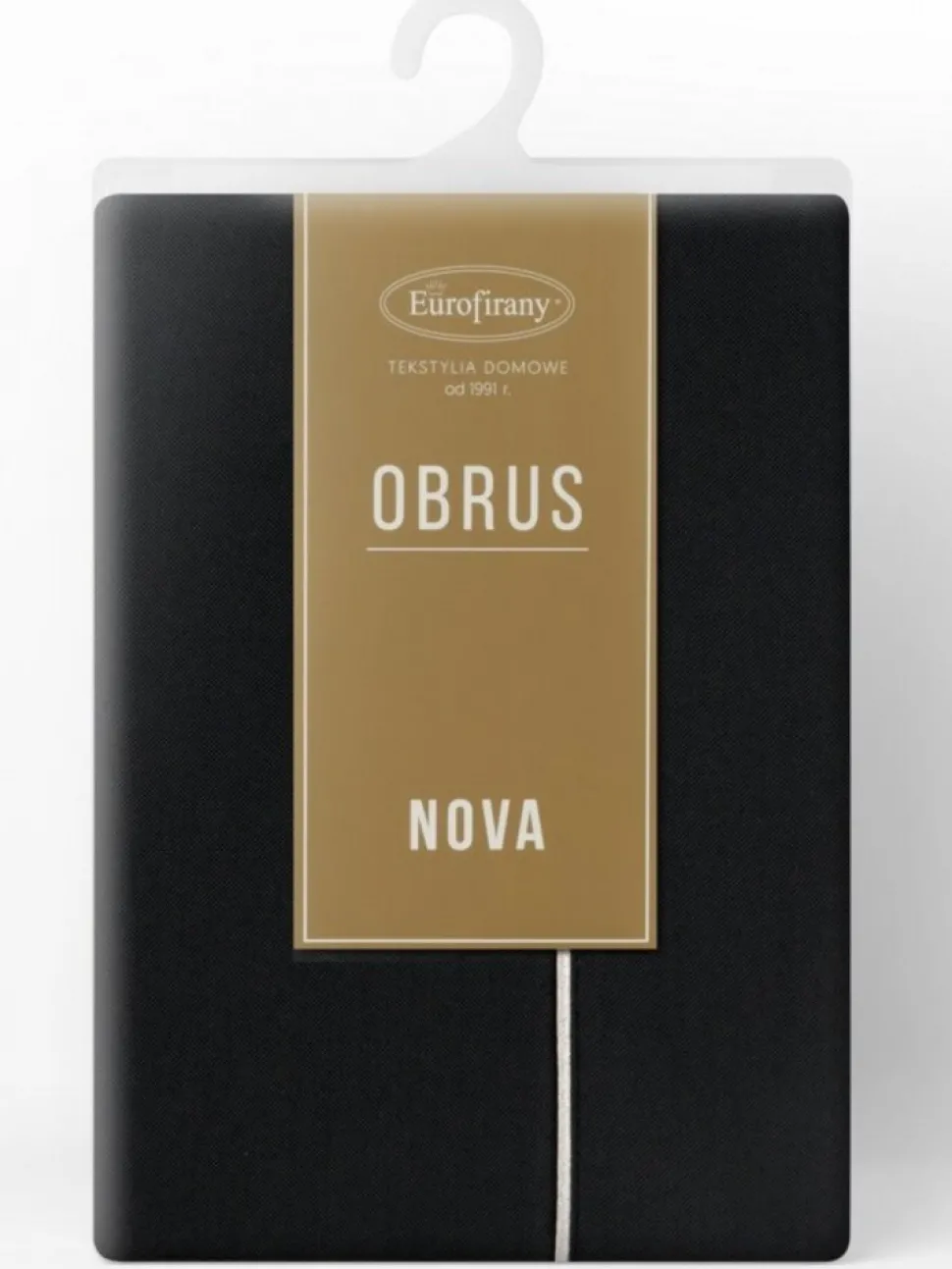 Obrus DORITA 145x300 cm czarny