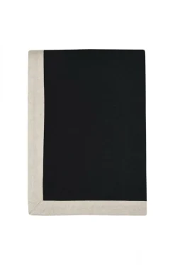 Obrus DUO 140x240 czarny jasnobeżowy