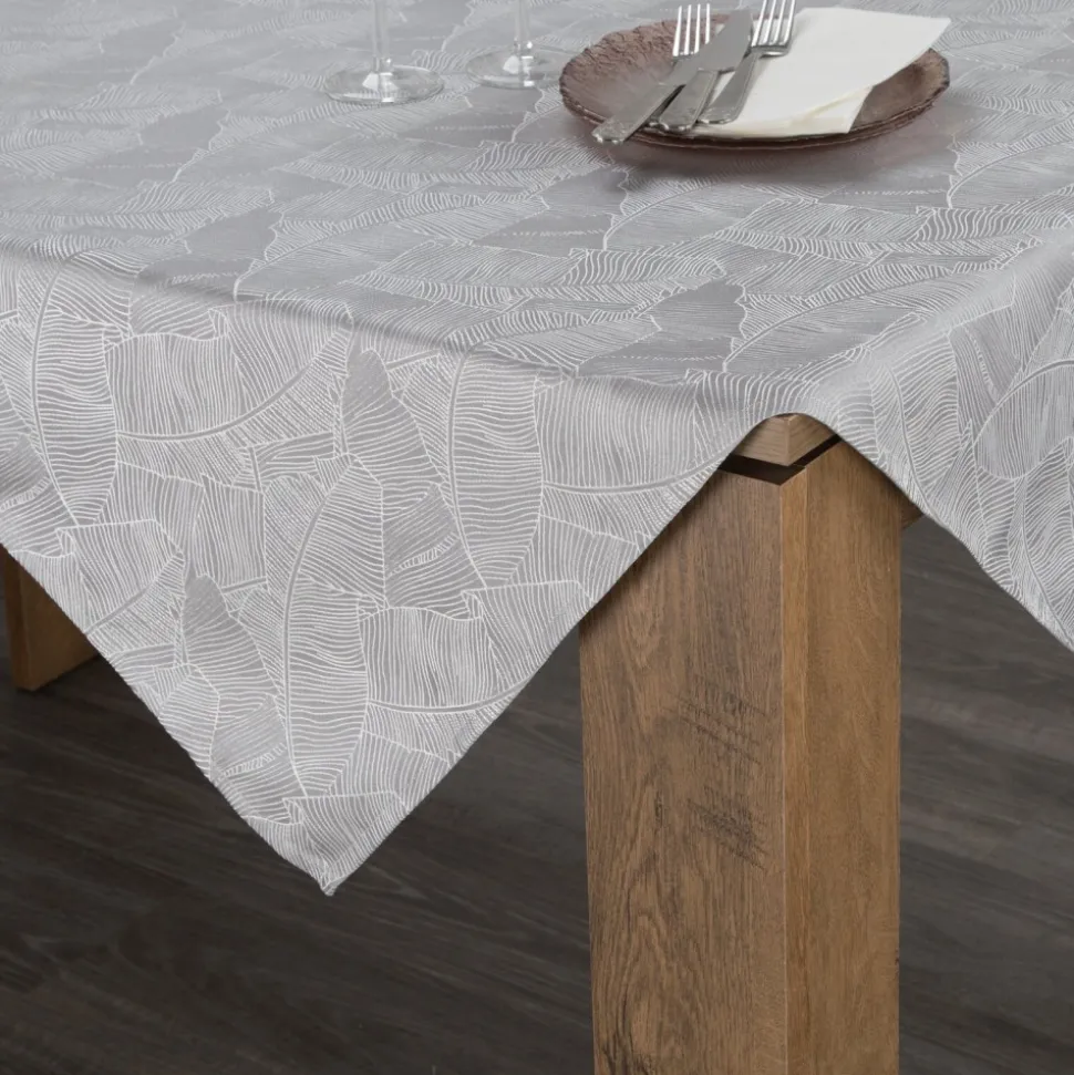Obrus ISLA 85x85 cm srebrny