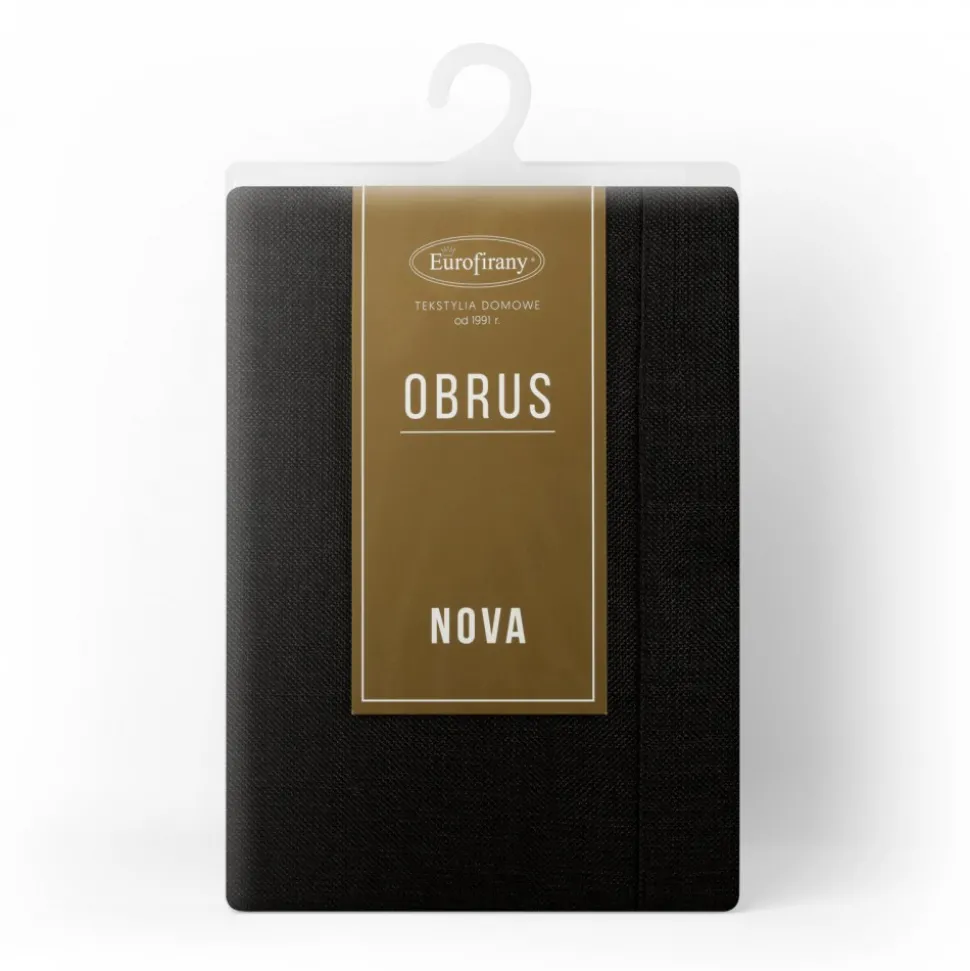 Obrus STELLA 2 140x220 cm czarny