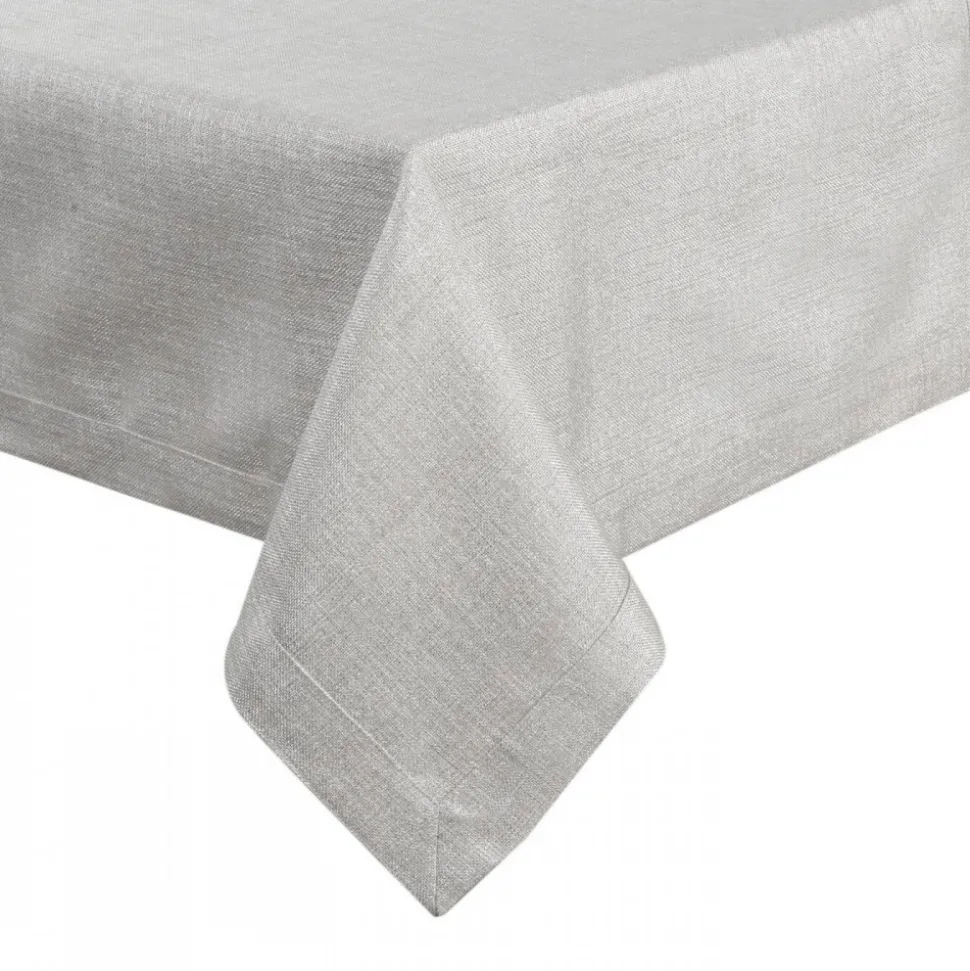 Obrus STELLA 2 145x350 cm srebrny