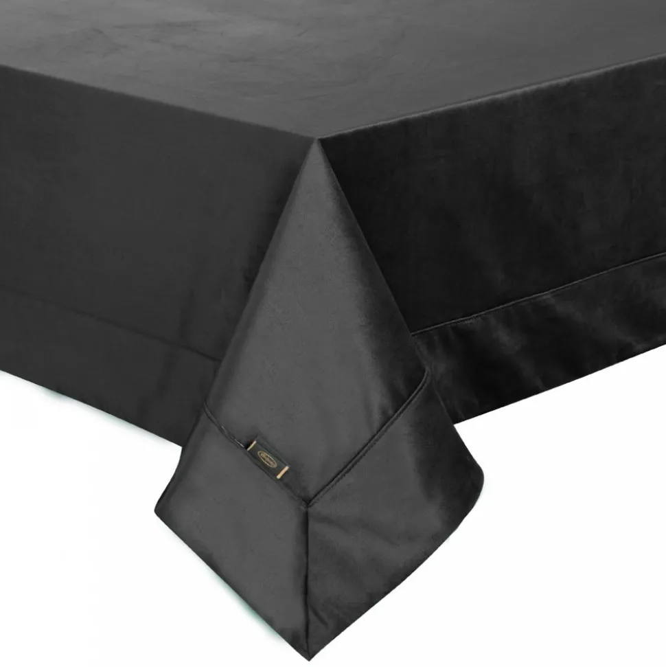 Obrus VELVET 145x220 cm czarny
