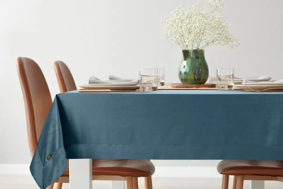 Obrus VELVET 85x85 cm granatowy