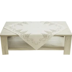 Obrus ŚWIĄTECZNY BLASK 85x85 cm biały