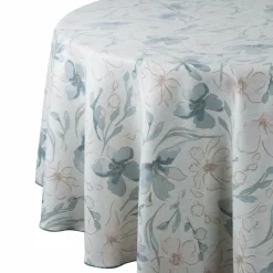 Obrus INES 10 150 cm naturalny kwiaty okrągły * EUROFIRANY B.B. Choczyńscy Sp.J. New