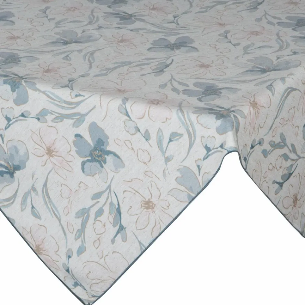 Obrus INES 10 85x85 cm naturalny kwiaty * EUROFIRANY B.B. Choczyńscy Sp.J.