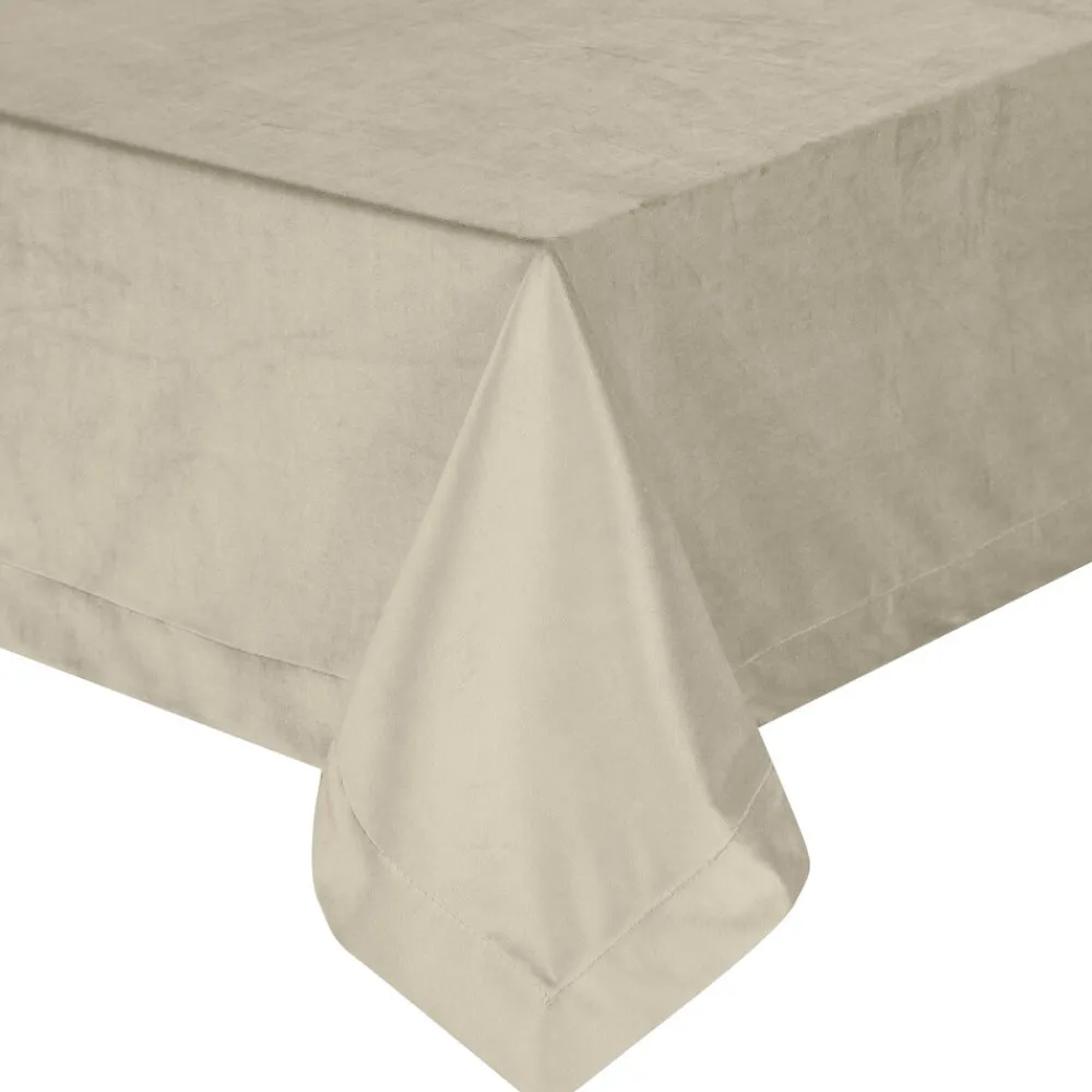 Obrus MELINDA 140x220 beżowy listwa * EUROFIRANY B.B. Choczyńscy Sp.J. Clearance