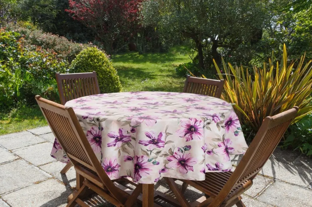 Obrus ogrodowy GARDEN/29E 150 cm kwiaty * EUROFIRANY B.B. Choczyńscy Sp.J. Best