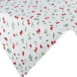 Obrus plamoodporny Cherry 110x140 cm biały * EUROFIRANY B.B. Choczyńscy Sp.J. Outlet