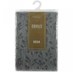 Obrus SIMONA 140x180 cm srebrny gałązki * EUROFIRANY B.B. Choczyńscy Sp.J.
