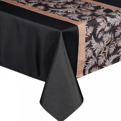 Obrus z bieżnikiem ANITA 1 140x180 cm czarny * EUROFIRANY B.B. Choczyńscy Sp.J. Outlet
