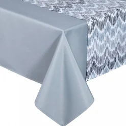 Obrus z bieżnikiem ANITA 2 140x260 cm popielaty * EUROFIRANY B.B. Choczyńscy Sp.J. Online