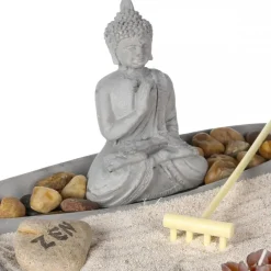 Ogród Zen z figurką Buddy 23x23 cm * Atmosphera Best