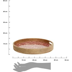 Okrągła taca 38 cm Inaya Terracotta * Secret de Gourmet Clearance