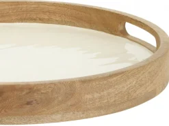 Okrągła taca 38 cm Inaya White * Secret de Gourmet Outlet
