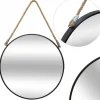 Okrągłe lustro ścienne na sznurze 38 cm * Atmosphera Outlet