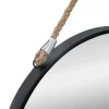 Okrągłe lustro ścienne na sznurze 55 cm * Atmosphera Clearance