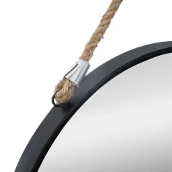 Okrągłe lustro ścienne na sznurze 55 cm * Atmosphera Clearance