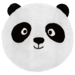 Okrągły dywan 100 cm biały Panda