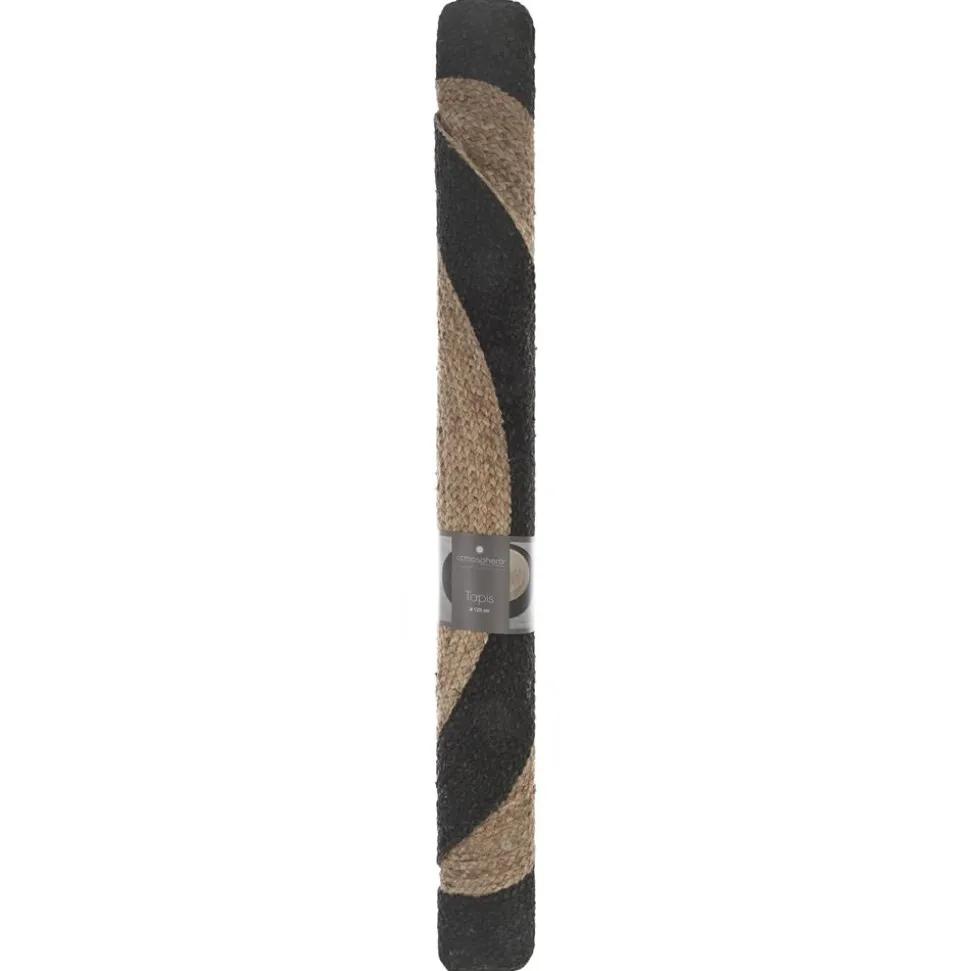 Okrągły dywan jutowy 120 cm