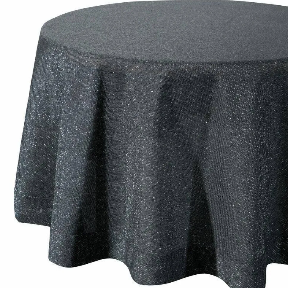 Okrągły Obrus STELLA1 150 cm czarny
