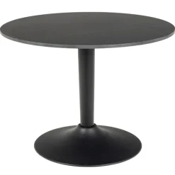 Okrągły stół ceramiczny blat 60 cm Malta czarny