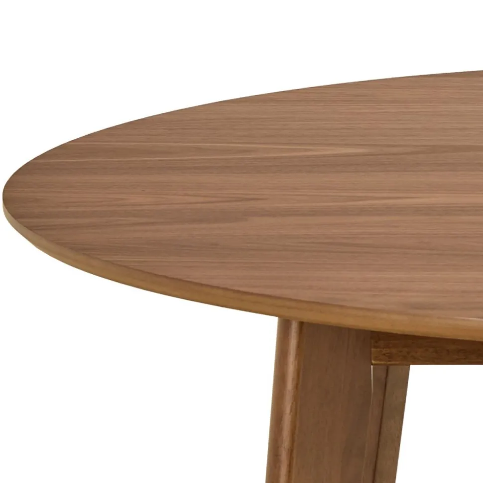Okrągły stół do jadalni Roxby 120 cm brąz