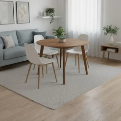 Okrągły stół do jadalni Roxby 120 cm brąz