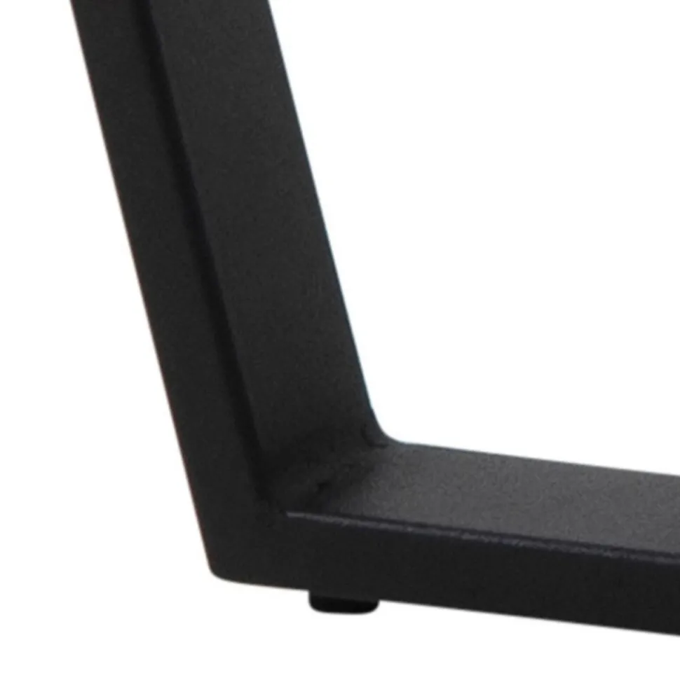 Okrągły stolik kawowy Amble czarny marmur 77 cm