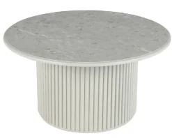 Okrągły stolik kawowy ROMA 80cm szary